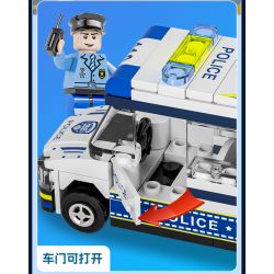 XIANG JUN XJ-7985 7985 XJ7985 non  THÀNH PHỐ KÉO LẠI XE bộ đồ chơi xếp lắp ráp ghép mô hình City CITY SERVICE EMERGENCY UNIT 556 khối