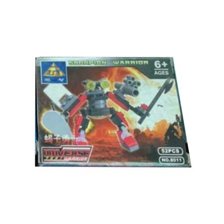 Bozhi 8011 non  CHIẾN BINH SCORPION. bộ đồ chơi xếp lắp ráp ghép mô hình 52 khối
