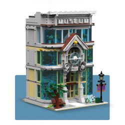 MorkModel 10206 Mork Model 10206 non  BẢO TÀNG KHOA HỌC bộ đồ chơi xếp lắp ráp ghép mô hình Modular Buildings SCIENCE MUSEUM Mô Hình Nhà Cửa 3794 khối