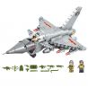 MINGDI K0161 0161 non  MÁY BAY CHIẾN ĐẤU J-10 bộ đồ chơi xếp lắp ráp ghép mô hình Military Army ARMED WEAPONS J-10 FIGHTER Quân Sự Bộ Đội 441 khối