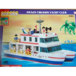 BEST-LOCK 6201 non  TÀU DU LỊCH bộ đồ chơi xếp lắp ráp ghép mô hình City Thành Phố 500 khối