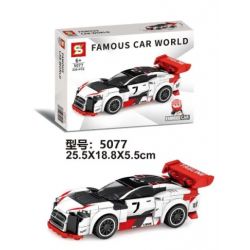 SEMBO 607115 SHENG YUAN SY 5077 non  THẾ GIỚI XE SANG 5077 bộ đồ chơi xếp lắp ráp ghép mô hình Racers FAMOUS CAR WORLD Đua Tốc Độ 234 khối