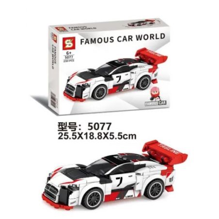 SEMBO 607115 SHENG YUAN SY 5077 non  THẾ GIỚI XE SANG 5077 bộ đồ chơi xếp lắp ráp ghép mô hình Racers FAMOUS CAR WORLD Đua Tốc Độ 234 khối