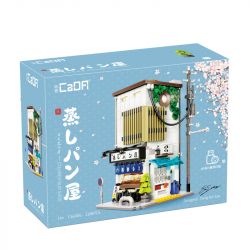 CADA DOUBLEE C66006 66006 non  NHÀ BÁNH MÌ NHẬT BẢN bộ đồ chơi xếp lắp ráp ghép mô hình City 蒸しパン屋 Thành Phố 1108 khối
