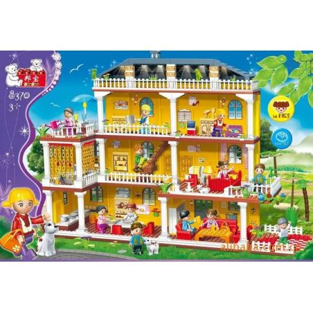 BANGBAO 8370 non  BIỆT THỰ bộ đồ chơi xếp lắp ráp ghép mô hình Girl Con Gái 900 khối