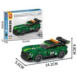 SEMBO 607113 SHENG YUAN SY 5075 non  5075 bộ đồ chơi xếp lắp ráp ghép mô hình Racers FAMOUS CAR WORLD Đua Tốc Độ 211 khối
