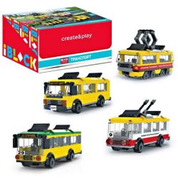 IBLOCK PL-921-438 921-438 PL921-438 non  XE BUÝT bộ đồ chơi xếp lắp ráp ghép mô hình Creator Sáng Tạo