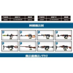 SHENG YUAN SY 1668 non  BỘ SƯU TẬP SÚNG 8 RPG7 SVD AK308 AK47 PKP MOSIN NAGANT AKM RPK bộ đồ chơi xếp lắp ráp ghép mô hình Military Army SURVIVAL WARFARE Quân Sự Bộ Đội 511 khối