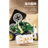 HAPPY BUILD SHINEYU XINYU YC-23013 23013 YC23013 non  XE BIẾN HÌNH TRICERATOPS KHỦNG LONG bộ đồ chơi xếp lắp ráp ghép mô hình Jurassic World Thế Giới Khủng Long 548 khối