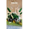 HAPPY BUILD SHINEYU XINYU YC-23013 23013 YC23013 non  XE BIẾN HÌNH TRICERATOPS KHỦNG LONG bộ đồ chơi xếp lắp ráp ghép mô hình Jurassic World Thế Giới Khủng Long 548 khối