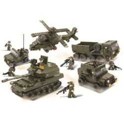 SLUBAN M38-B0311 B0311 0311 M38B0311 38-B0311 non  ĐƠN VỊ QUÂN ĐỘI 2 - TẤN CÔNG KẾT HỢP bộ đồ chơi xếp lắp ráp ghép mô hình Land Forces 2 Sức Mạnh Mặt Đất 996 khối