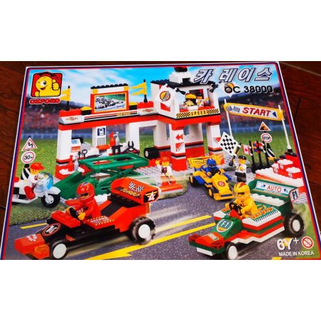 OXFORD OC38000 38000 non  XE ĐUA bộ đồ chơi xếp lắp ráp ghép mô hình Speed Champions Racing Cars 카 레이스 Đua Xe Công Thức