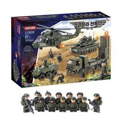 OXFORD CJ3659 3659 non  QUÂN ĐỘI bộ đồ chơi xếp lắp ráp ghép mô hình 코브라전투단 육군 1653 khối