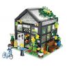 FORANGE FC8501 8501 non  CỬA HÀNG HOA bộ đồ chơi xếp lắp ráp ghép mô hình DREAM COTTAGE 579 khối