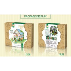 FORANGE FC8501 8501 non  CỬA HÀNG HOA bộ đồ chơi xếp lắp ráp ghép mô hình DREAM COTTAGE 579 khối