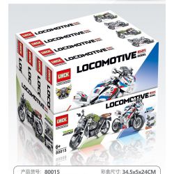 LWCK 80015-1 non  CHIẾN THẮNG ĐƯỜNG PHỐ SCRAMBLER 1200 bộ đồ chơi xếp lắp ráp ghép mô hình Motorcycle Motorbike TRIUMPH SCRAMBLER 1200 Xe Hai Bánh 296 khối