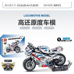 LWCK 80015-1 non  CHIẾN THẮNG ĐƯỜNG PHỐ SCRAMBLER 1200 bộ đồ chơi xếp lắp ráp ghép mô hình Motorcycle Motorbike TRIUMPH SCRAMBLER 1200 Xe Hai Bánh 296 khối