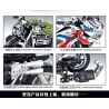 LWCK 80015-1 non  CHIẾN THẮNG ĐƯỜNG PHỐ SCRAMBLER 1200 bộ đồ chơi xếp lắp ráp ghép mô hình Motorcycle Motorbike TRIUMPH SCRAMBLER 1200 Xe Hai Bánh 296 khối