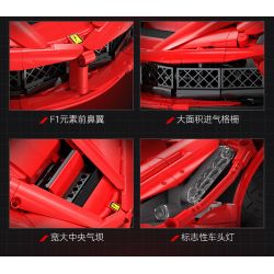 CADA DOUBLEE C61505 61505 non  FERRARI tỷ lệ 1:8 bộ đồ chơi xếp lắp ráp ghép mô hình  FERRARI LAFERRARI VIVA HYPERCAR Kỹ Thuật Công Nghệ Cao Mô Hình Phương Tiện 4739 khối