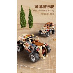 HAPPY BUILD SHINEYU XINYU YC-23011 23011 YC23011 non  TYRANNOSAURUS REX XE BIẾN HÌNH KHỦNG LONG bộ đồ chơi xếp lắp ráp ghép mô hình Jurassic World Thế Giới Khủng Long 572 khối