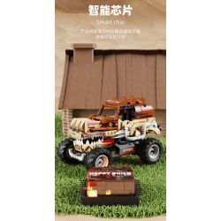 HAPPY BUILD SHINEYU XINYU YC-23011 23011 YC23011 non  TYRANNOSAURUS REX XE BIẾN HÌNH KHỦNG LONG bộ đồ chơi xếp lắp ráp ghép mô hình Jurassic World Thế Giới Khủng Long 572 khối