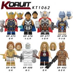 KORUIT KT1062 1062 XP non  RAYTHEON NHÂN VẬT NHỎ 8 LOẠI bộ đồ chơi xếp lắp ráp ghép mô hình Marvel Super Heroes Siêu Anh Hùng Marvel
