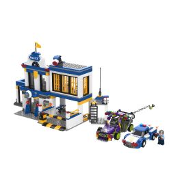 JAKI JK9501 9501 non  SĂN LÙNG CHỐNG KHỦNG BỐ bộ đồ chơi xếp lắp ráp ghép mô hình CITY GUARDIANS THE GREAT TERRORIST HUNT 743 khối