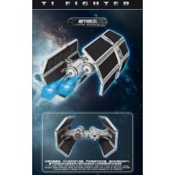 MouldKing 21048 Mould King 21048 non  MÁY BAY NÉM BOM TITAN bộ đồ chơi xếp lắp ráp ghép mô hình Star Wars TIE BOMBER Chiến Tranh Giữa Các Vì Sao 3616 khối