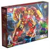 LW 2070 non  HULKBUSTER PHIÊN BẢN SẮT TỐI CAO bộ đồ chơi xếp lắp ráp ghép mô hình Super Heroes IRON HERO Siêu Nhân Anh Hùng 2115 khối