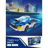 JAKI JK9129 9129 non  XE CẢNH SÁT SẤM SÉT bộ đồ chơi xếp lắp ráp ghép mô hình CITY GUARDIANS LIGHTNING POLICE CAR 147 khối