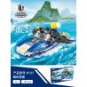 JAKI JK9127 9127 non  THUYỀN CẢNH SÁT BÃO bộ đồ chơi xếp lắp ráp ghép mô hình CITY GUARDIANS HURRICANE POLICE BOAT 163 khối