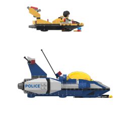 JAKI JK9123 9123 non  TRẬN CHIẾN BIỂN SẤM SÉT bộ đồ chơi xếp lắp ráp ghép mô hình CITY GUARDIANS 398 khối