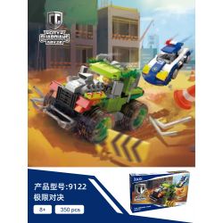 JAKI JK9122 9122 non  ĐẤU TAY ĐÔI bộ đồ chơi xếp lắp ráp ghép mô hình CITY GUARDIANS 350 khối