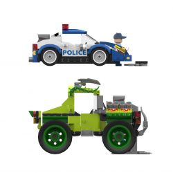 JAKI JK9122 9122 non  ĐẤU TAY ĐÔI bộ đồ chơi xếp lắp ráp ghép mô hình CITY GUARDIANS 350 khối