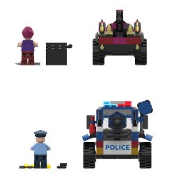 JAKI JK9121 9121 non  CUỘC ĐỐI ĐẦU CỦA JEDI bộ đồ chơi xếp lắp ráp ghép mô hình CITY GUARDIANS 383 khối