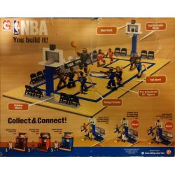 C3 21541 non  SÂN BÓNG RỔ bộ đồ chơi xếp lắp ráp ghép mô hình Brickheadz ELITE EDITION FULL COURT SET Nhân Vật Đầu To 393 khối