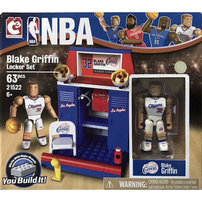 C3 21522 non  NBA BLAKE GRIFFIN bộ đồ chơi xếp lắp ráp ghép mô hình Brickheadz Nhân Vật Đầu To