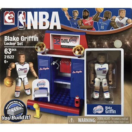 C3 21522 non  NBA BLAKE GRIFFIN bộ đồ chơi xếp lắp ráp ghép mô hình Brickheadz Nhân Vật Đầu To