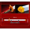 DK 1503 non  DAO BÁNH XE MẶT TRỜI YANZHU 1:1 tỷ lệ 1:1 bộ đồ chơi xếp lắp ráp ghép mô hình Kimetsu No Yaiba DEMON SLAYER Thanh Gươm Diệt Quỷ 790 khối