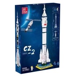 JIESTAR FF41010 41010 non  TÊN LỬA ĐẨY TRƯỜNG CHINH 2 bộ đồ chơi xếp lắp ráp ghép mô hình Space LONG MARCH 2 CZ-2 Thám Hiểm Không Gian 1436 khối