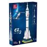 JIESTAR FF41010 41010 non  TÊN LỬA ĐẨY TRƯỜNG CHINH 2 bộ đồ chơi xếp lắp ráp ghép mô hình Space LONG MARCH 2 CZ-2 Thám Hiểm Không Gian 1436 khối