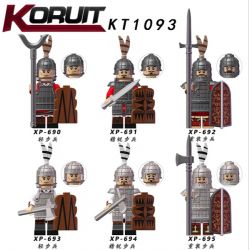 KORUIT KT1093 1093 XP non  QUÂN HÁN bộ đồ chơi xếp lắp ráp ghép mô hình Collectable Minifigures Búp Bê Sưu Tầm