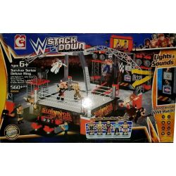 C3 21041 non  NHẪN CAO CẤP WWE STACKDOWN SURVIVOR SERIES bộ đồ chơi xếp lắp ráp ghép mô hình Sports Thể Thao 560 khối