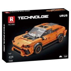REOBRIX 690 non  LAMBORGHINI URUS bộ đồ chơi xếp lắp ráp ghép mô hình  Kỹ Thuật Công Nghệ Cao Mô Hình Phương Tiện 408 khối