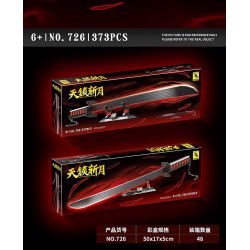 RENZAIMA 726 non  KHÓA BẦU TRỜI ZHAN YUE bộ đồ chơi xếp lắp ráp ghép mô hình Gun Súng 373 khối