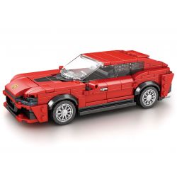 REOBRIX 689 non  SIÊU XE FERRARI bộ đồ chơi xếp lắp ráp ghép mô hình  FERRARI PUROSANGUE Kỹ Thuật Công Nghệ Cao Mô Hình Phương Tiện 416 khối