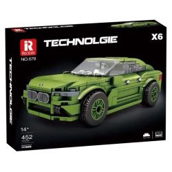 REOBRIX 679 non  BMW X6 bộ đồ chơi xếp lắp ráp ghép mô hình Speed Champions Racing Cars Đua Xe Công Thức 452 khối