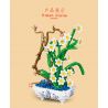 PEA LEAGUE 77123 non  NARCISSUS HƯƠNG THƠM THANH TAO bộ đồ chơi xếp lắp ráp ghép mô hình Flowers MARCISSUS Hoa 688 khối