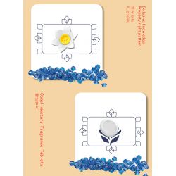 PEA LEAGUE 77123 non  NARCISSUS HƯƠNG THƠM THANH TAO bộ đồ chơi xếp lắp ráp ghép mô hình Flowers MARCISSUS Hoa 688 khối