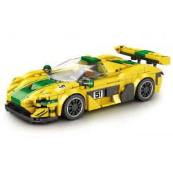REOBRIX 677 non  MCLAREN P1 GTR bộ đồ chơi xếp lắp ráp ghép mô hình Speed Champions Racing Cars Đua Xe Công Thức 368 khối